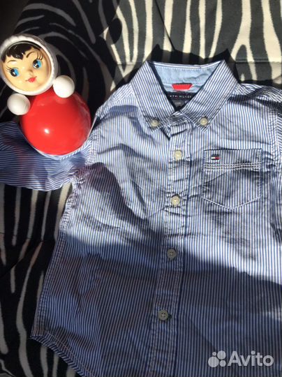 Tommy hilfiger рубашка для мальчика 6-12 m