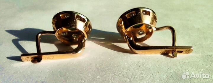 Серьги золотые 