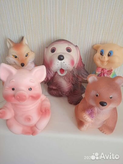 Резиновые игрушки СССР