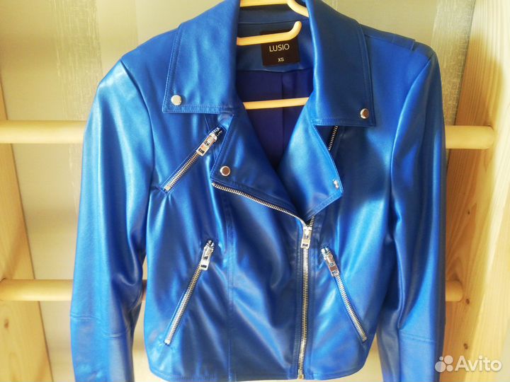 Куртка для девушки lusio из экокожи,XS
