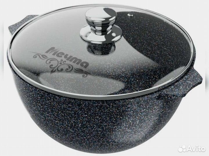 Казан 8л для плова Гранит star