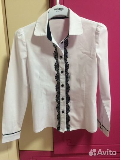 Блузка школьная 128