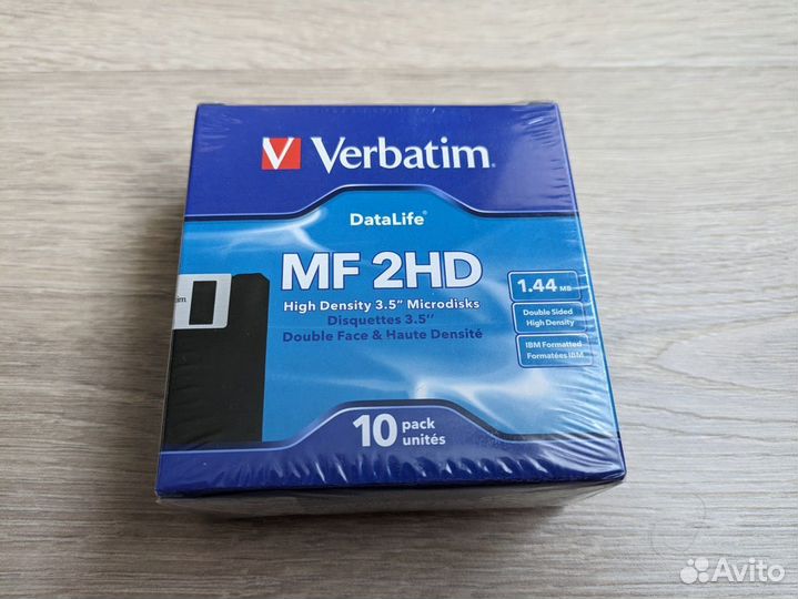 Дискеты Verbatim MF 2HD 10 штук