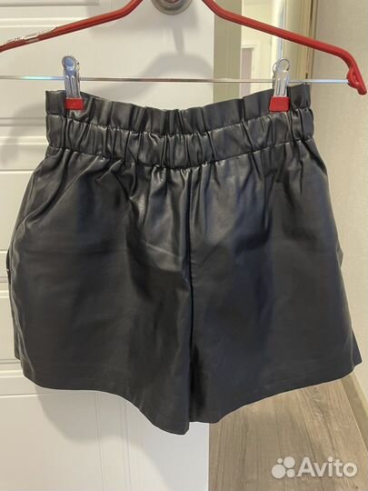 Шорты женские кожаные