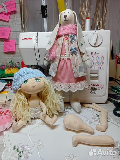 Кукла текстильная