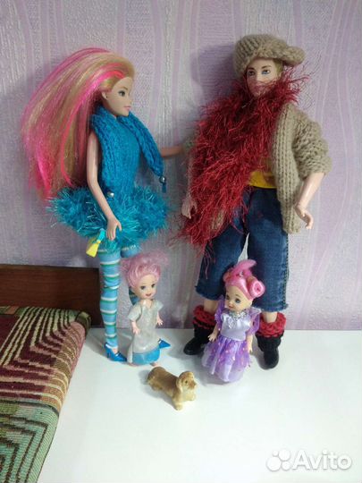 Куклы Кен и Барби семья