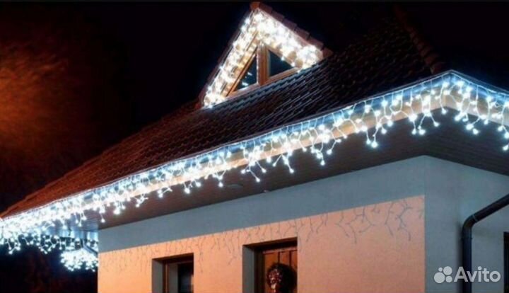 Гирлянда бахрома 25 метров