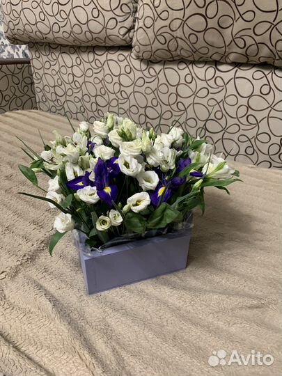 Ящик-сердце для цветов