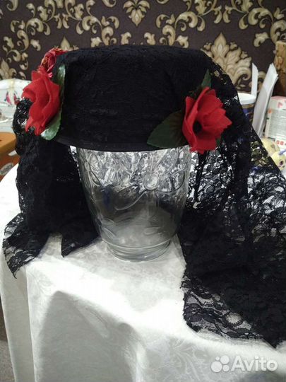 Шляпка с вуалью