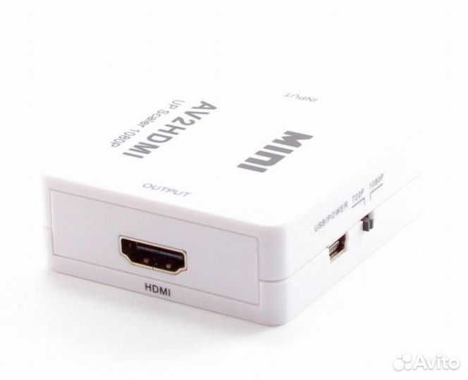 Переходник AV2hdmi (гнездо hdmi выход - гнезда 3*R