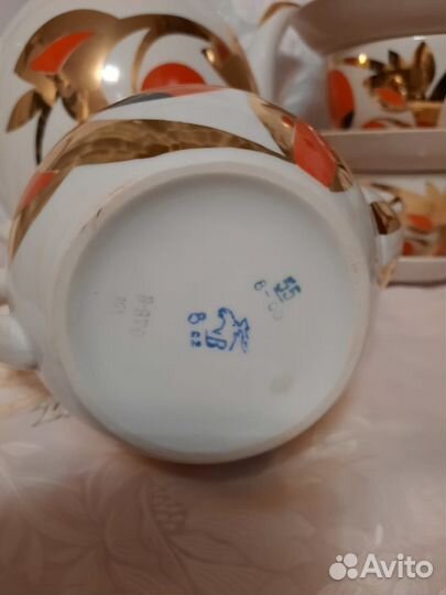 Сервиз чайный 1965 года Вербилки