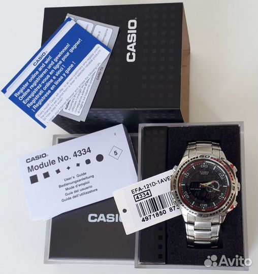 Часы Casio edifice EFA-121 D-1A