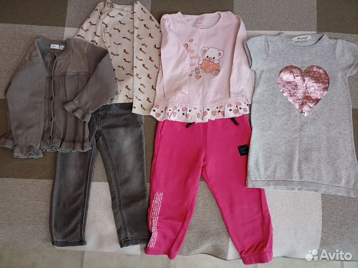 Вещи фирменные для девочки 92