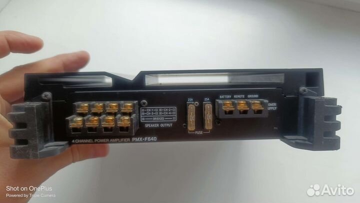 Автомобильный усилитель 4 канала Alpine PMX F640