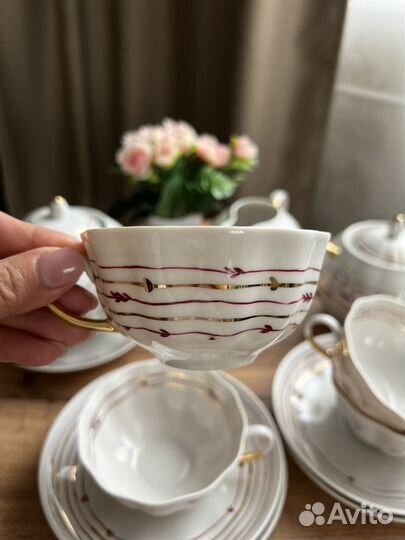 Чайный сервиз дулевский фарфор