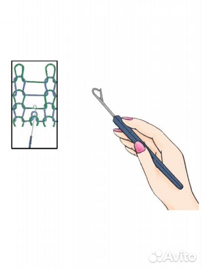 Крючек для поднятия петель