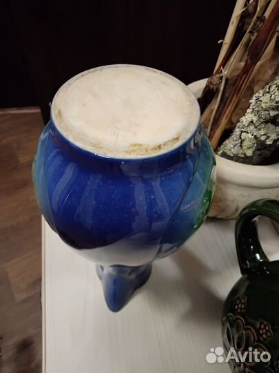 Ваза для цветов, горшок цветочный кашпо кувшин бу