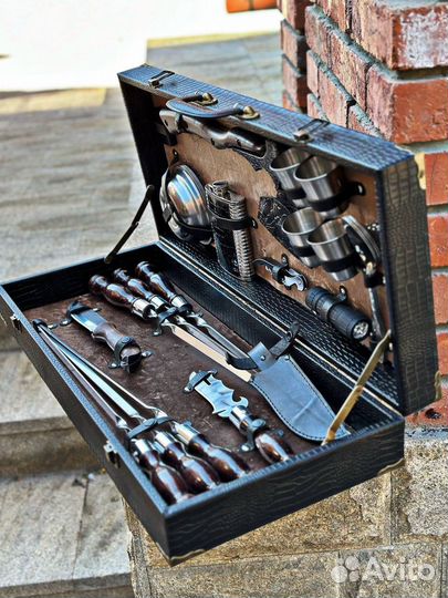 Шашлычный набор в кейсе