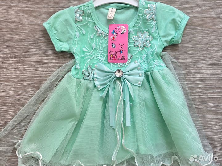 Платье для девочки 68-74