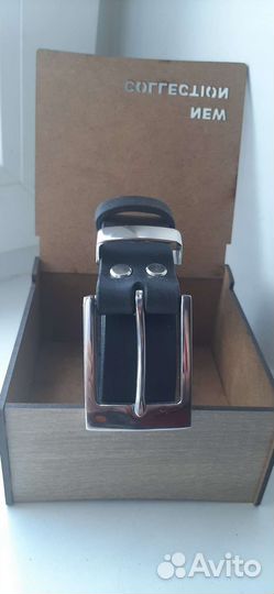 Ремень из натуральной кожи, под брюки