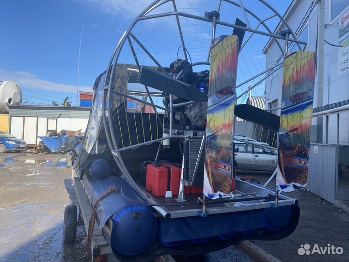 Аэролодка «Бриз 555 шп» Honda К24 200 л.с