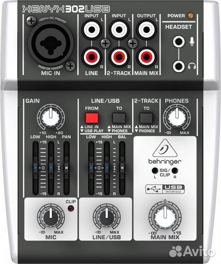 Микшерный пульт Behringer 302USB