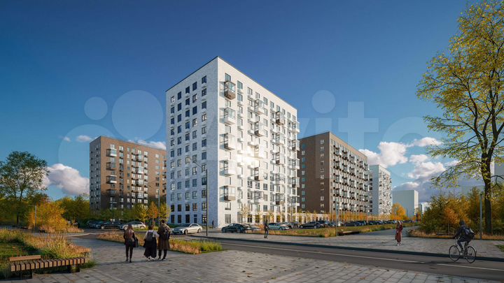 1-к. квартира, 38 м², 7/15 эт.