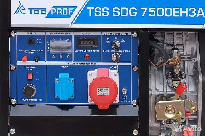 Дизель генератор TSS SDG 7000EH3A