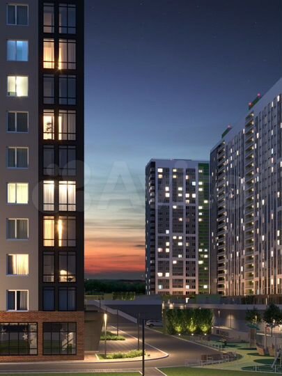 2-к. квартира, 52,6 м², 8/22 эт.