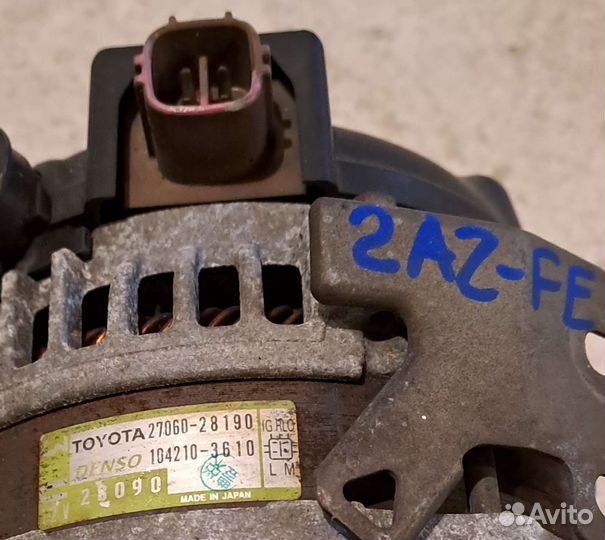 Генератор Toyota Camry 2AZ-FE 27060-28190