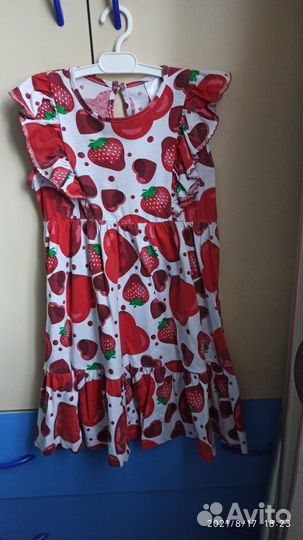 Много одежды для девочки 110, 116, 122