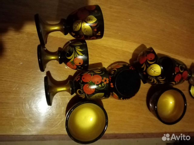 Расписная деревянная посуда