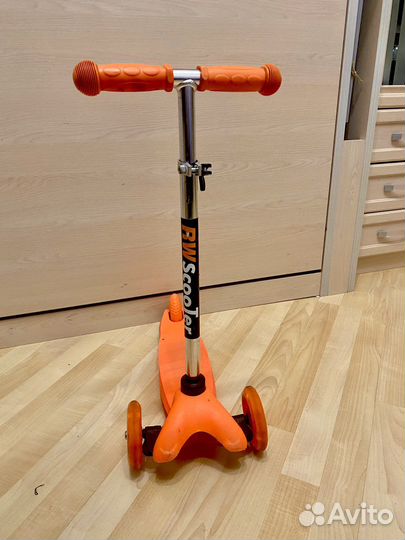 Самокат детский трехколесный бу