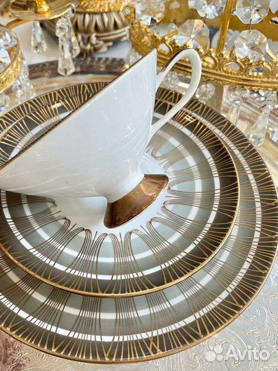 Антиквариат Чайное трио Schumann Arzberg Bavaria