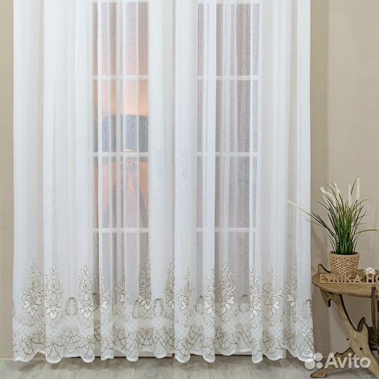 Тюль Флоренция Бронза