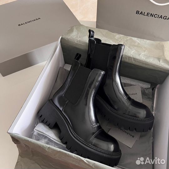 Ботинки челси Balenciaga черные