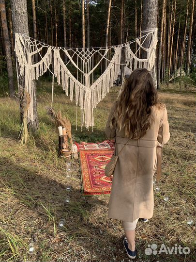 Свадебная арка макраме, арка для фотосессий