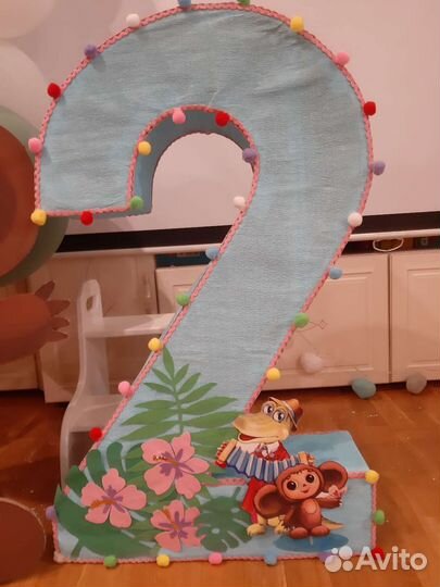 Чебурашка Декорация, фигурка, декорация, фотозона