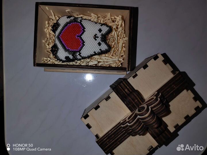 Елочные игрушки ручной работы из бисера