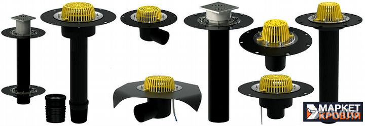 Воронки и аэраторы для плоских кровель в Феодосии