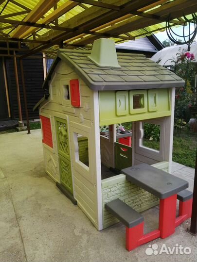 Детский домик Smoby + супермаркет в подарок