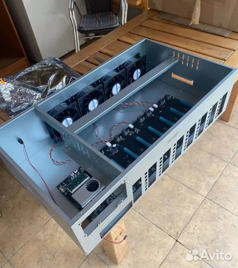 Корпус для майнинга с вентиляторами и другие вещи