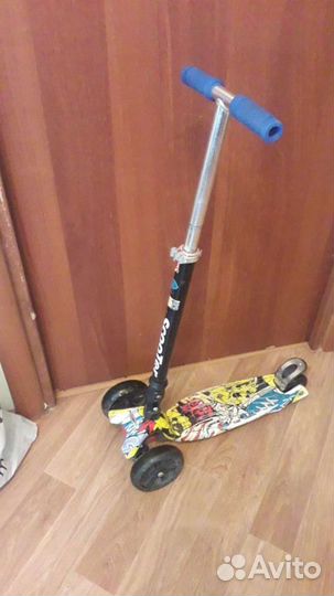 Самокат детский трехколесный бу