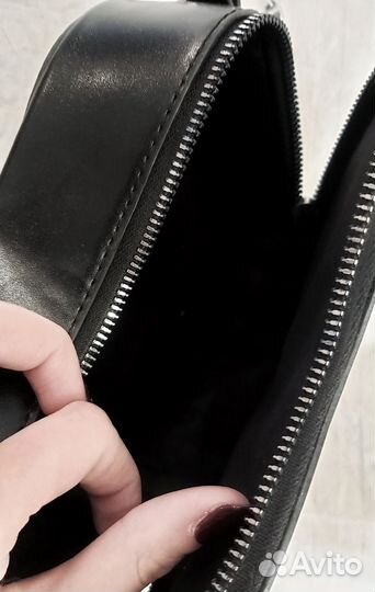 Сумка женская черная в форме сердца