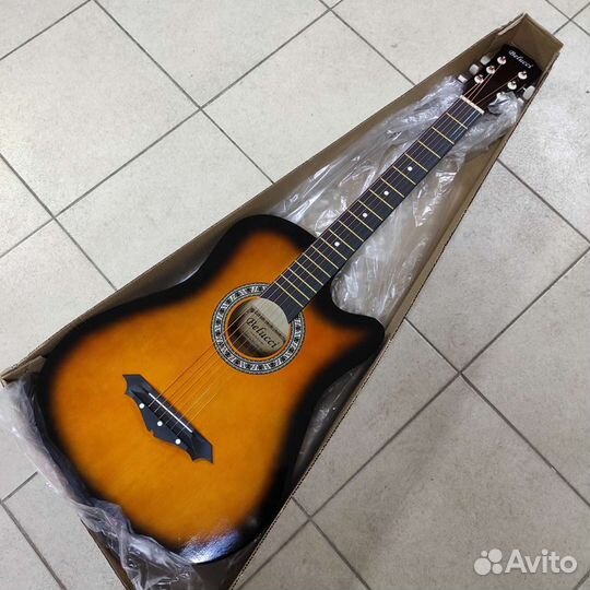 Гитара новая акустика разные цвета