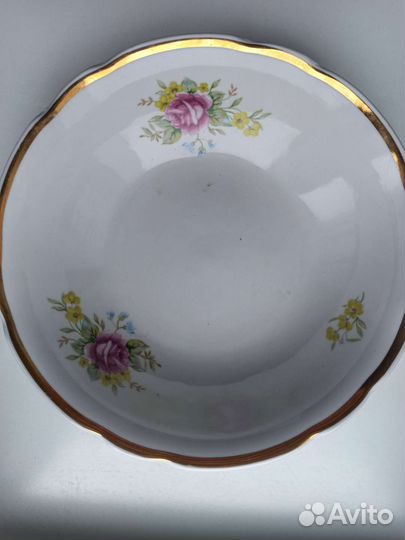 Салатник. Фарфор, СССР. Дулево