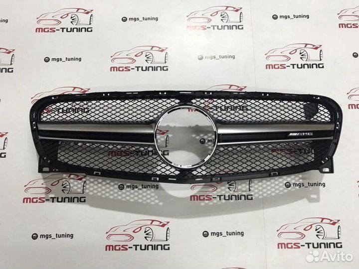 Решетка GLA в стиле AMG 45 Chrome + амг 17-н.в