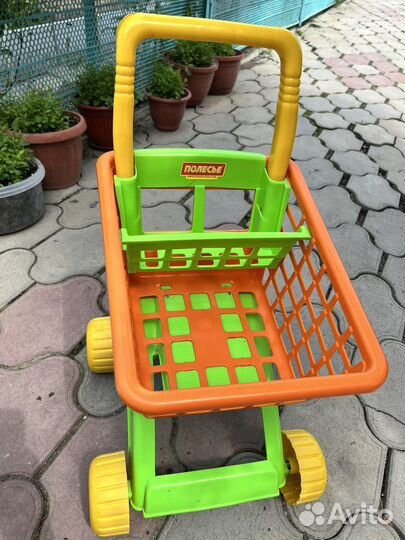 Детские игрушки тележка