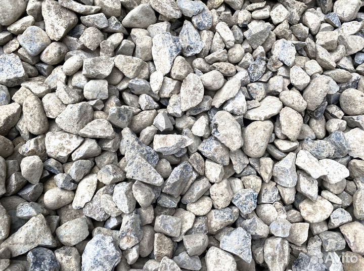 Щебень, Песок