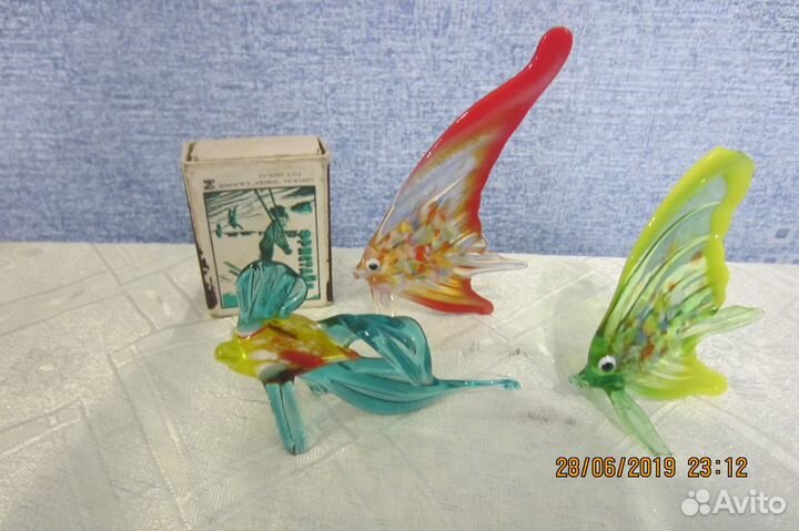 Стеклянные мини-фигурки 